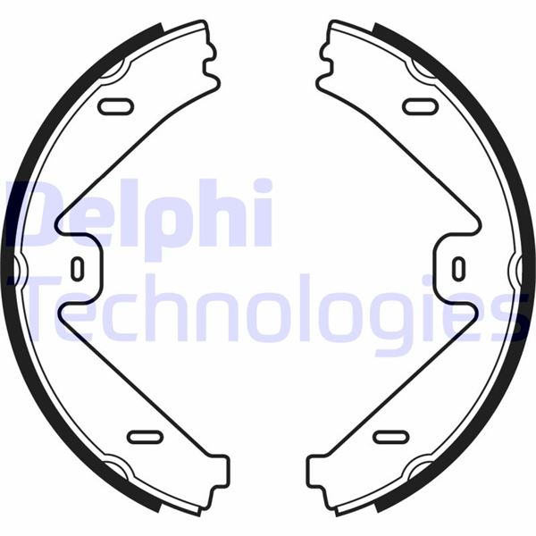 DELPHI LS2036 Fren Balatasi Arka Park Freni Mercedes C204 C218 C218 X218 W212 S212 X204