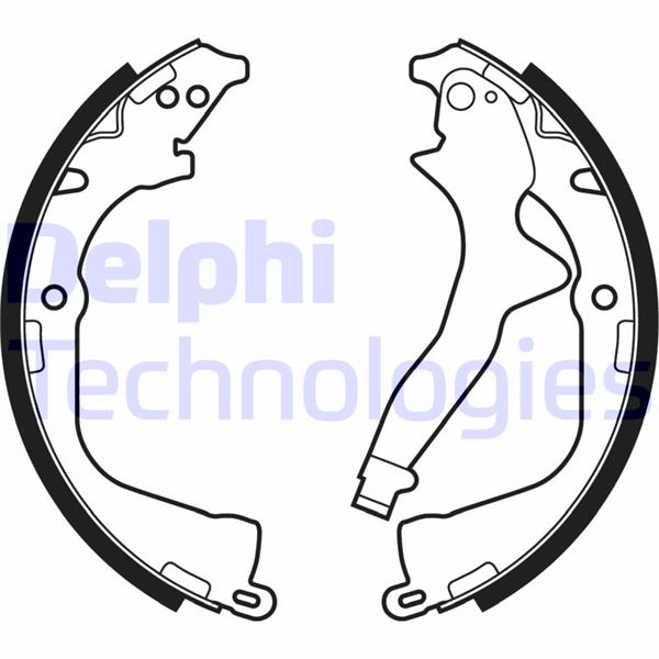 DELPHI LS2056 Arka Pabuç Balata Vw Amarok 2h-S1b 2.0tsi-2.0tii 4awd 2.0 Bitdi 2010 > 295x55