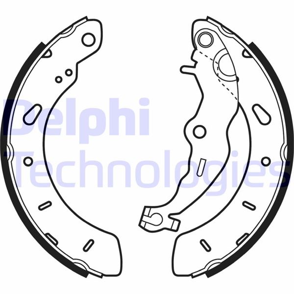 DELPHI LS2062 Arka Fren Balatasi B-Max 12> Focus Iii 11> Courier 14> Puma 19> Kampanali