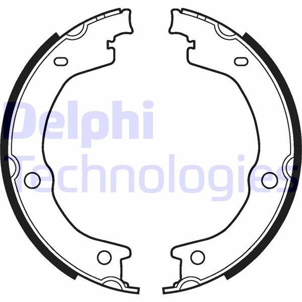 DELPHI LS2118 Fren Pabucu Arka Ssangyong Kyron. Rodius 05>