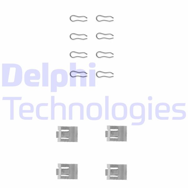 DELPHI LX0075 Fren Balata Montaj Takimi Ön/Arka Alfa Romeo 33 / Fiat Croma. Panda. Panda Van. Uno. Uno Van / Innoc