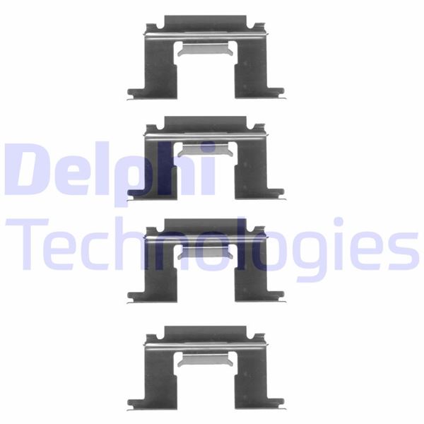 DELPHI LX0077 Fren Balata Montaj Takimi Ön Nissan 300 Zx. 720 Pick-Up. Bluebird. Cedric. D21 Pick-Up. King Cab. La