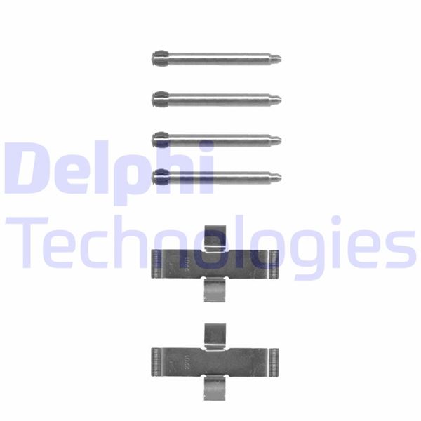 DELPHI LX0093 Fren Balata Montaj Takimi Arka Mercedes 190. 200. 230. 250. 260. 300. C180. C200. C220. C250. C280.