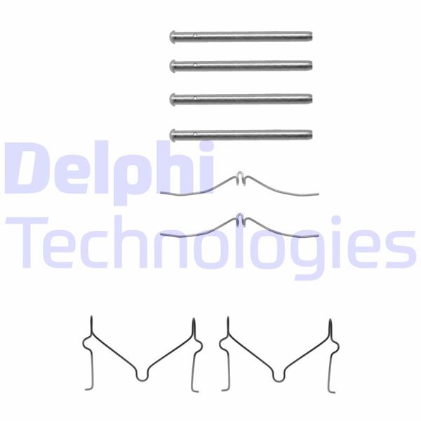 DELPHI LX0211 Fren Balata Montaj Takimi Ön Mazda 121 01/91>03/96