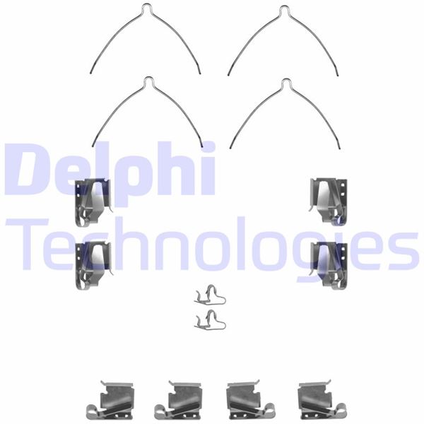 DELPHI LX0265 Fren Balata Montaj Takimi Ön Toyota Mr2 01/92>12/99