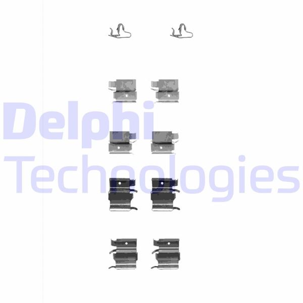 DELPHI LX0339 Fren Balata Montaj Takimi Ön Mazda 323 / Toyota Rav4 05/00>04/06