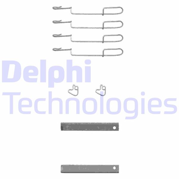 DELPHI LX0347 Fren Balata Montaj Takimi Arka Mercedes V200. V220. V230. V280. Vito 95>