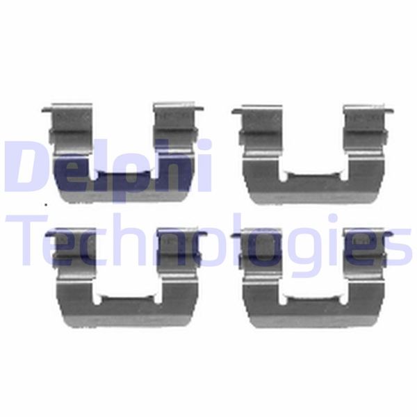 DELPHI LX0412 Fren Balata Montaj Takimi Ön Hyundai Atos 1.1l G4hg 06->