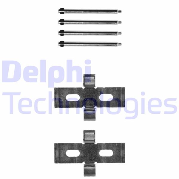 DELPHI LX0441 Fren Balata Montaj Takimi Ön/Arka Jaguar Stype. Xj. Xjr / Seat Ibiza. Leon 01/99>