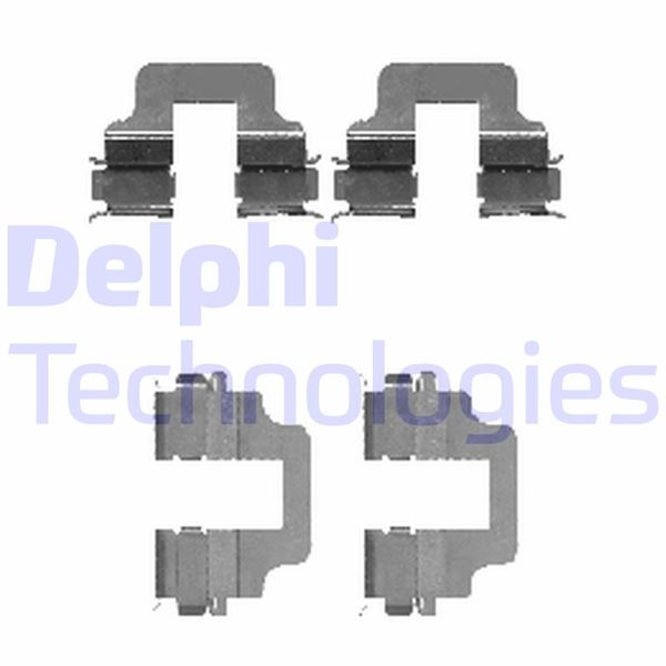 DELPHI LX0473 Fren Balata Montaj Takimi Arka Ford Galaxy. Mondeo. S-Max 05/06>