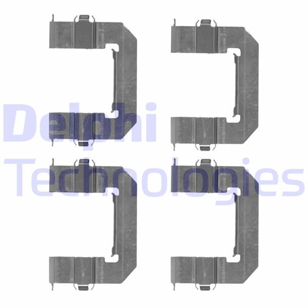 DELPHI LX0501 Fren Balata Montaj Takimi Ön Chevrolet Captiva / Opel Antara 06/06>