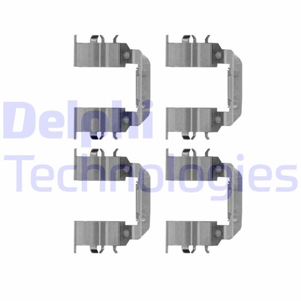 DELPHI LX0510 Fren Balata Montaj Takimi Ön Hyundai İ20 01/09>