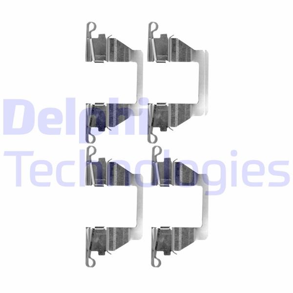 DELPHI LX0527 Fren Balata Montaj Takimi Arka Mitsubishi Canter 05/96>12/05
