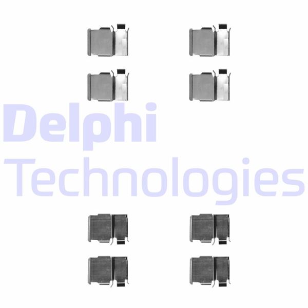 DELPHI LX0540 Fren Balata Montaj Takimi Arka Toyota Landcruiser 04/98>