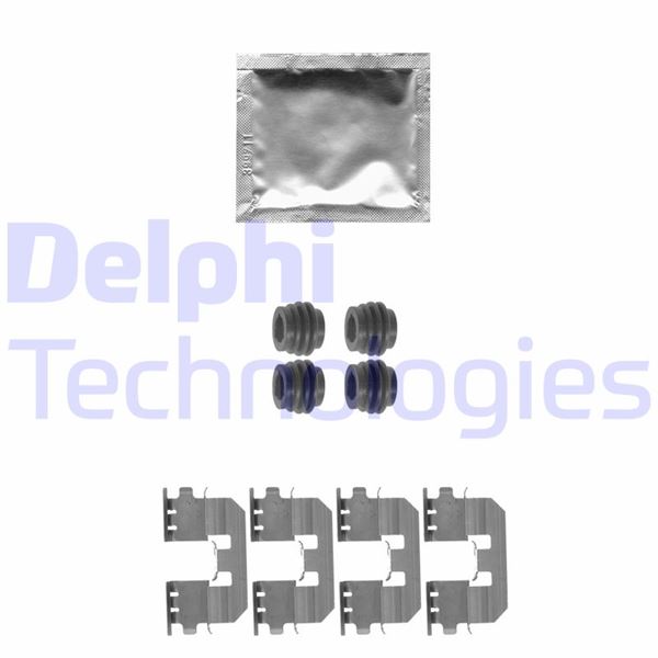 DELPHI LX0545 Fren Balata Montaj Takimi Arka Honda Accord 06/08>