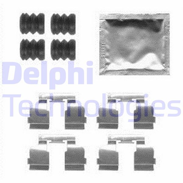 DELPHI LX0554 Fren Balata Montaj Takimi Ön Dacia Logan. Snadero/ Renault Clio Ii. Logan. M Gane. Twingo 01/96>