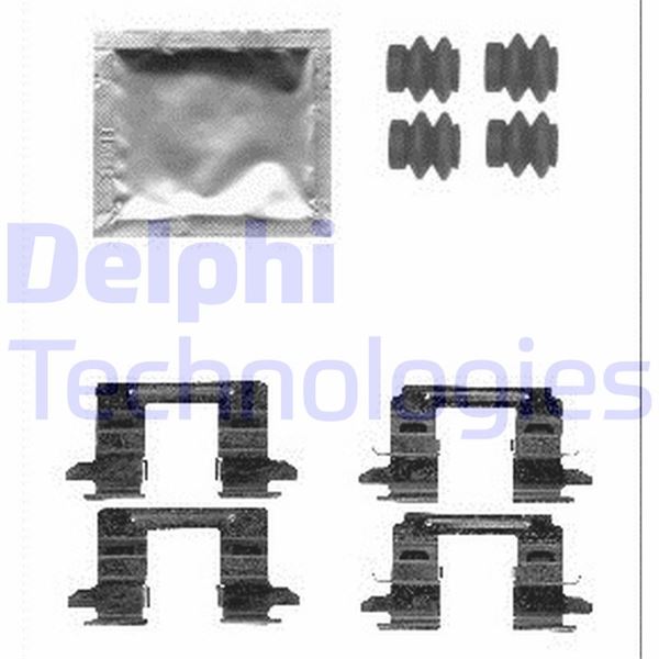 DELPHI LX0556 Fren Balata Montaj Takimi Arka Nissan Juke/ Suzuki Grand Vitara 01/09>