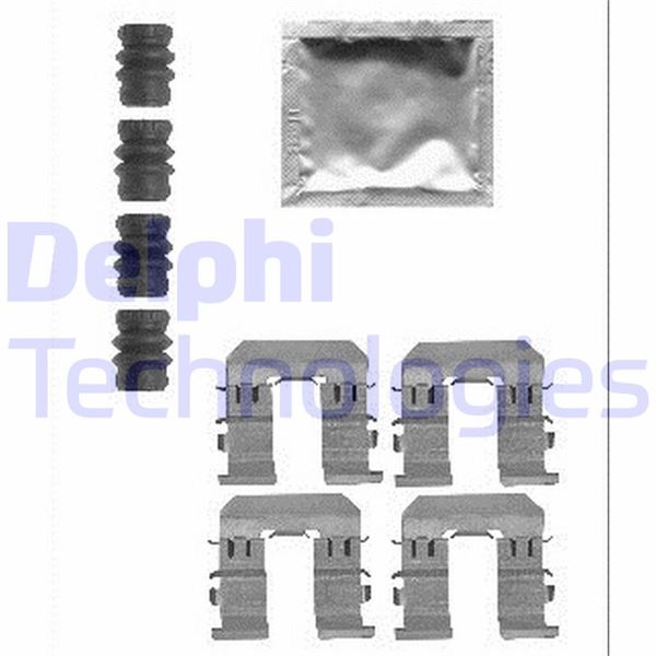 DELPHI LX0565 Fren Balata Montaj Takimi Arka Subaru Forester. Impreza. Legacy 01/08>