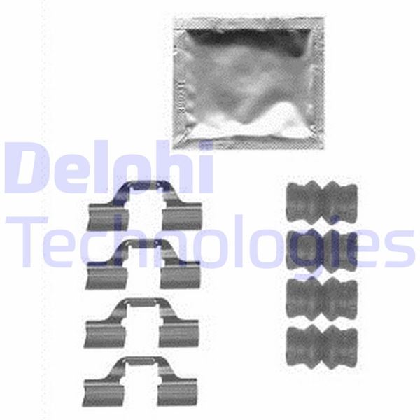 DELPHI LX0567 Fren Balata Montaj Takimi Arka Toyota Avensis. Corolla Hatcback 09/97>02/03
