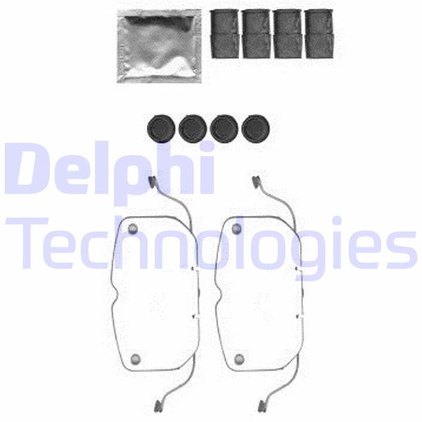 DELPHI LX0574 Fren Balata Montaj Takimi Ön Bmw X5; Bmw X6 07>