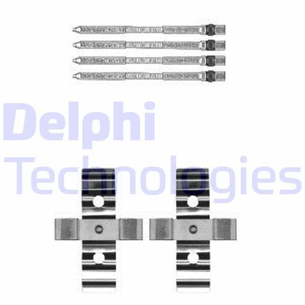 DELPHI LX0604 Fren Balata Montaj Takimi Ön Alfa Romeo Mito; Fiat Grande Punto 08>