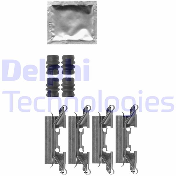 DELPHI LX0626 Fren Balata Montaj Takimi Arka Focus Iii. B-Max All Models 05/11>