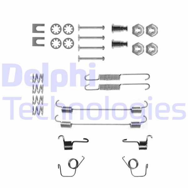 DELPHI LY1040 Fren Pabuç Montaj Takimi Arka Citroen Ax. Saxo / Peugeot 106. 106 Van. 205. 205 Van. 309 / Renault 5