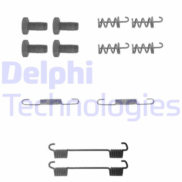 DELPHI LY1104 Fren Pabuç Montaj Takimi Arka Mercedes 190. 200. 300. 400. 500. A160. A170. A190. A210. C180. C200.