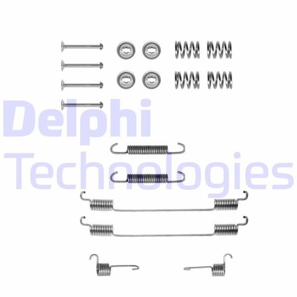 DELPHI LY1122 Fren Pabuç Montaj Takimi Arka Alfa Romeo 145. 146 / Fiat Fiorino. Marengo. Tempra. Tipo 02/88>03/01