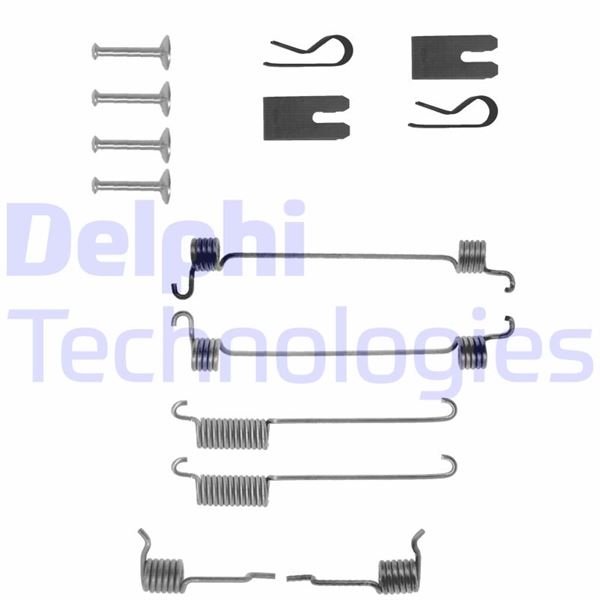 DELPHI LY1256 Fren Pabuç Montaj Takimi Arka Ford Focus 08/98>11/04