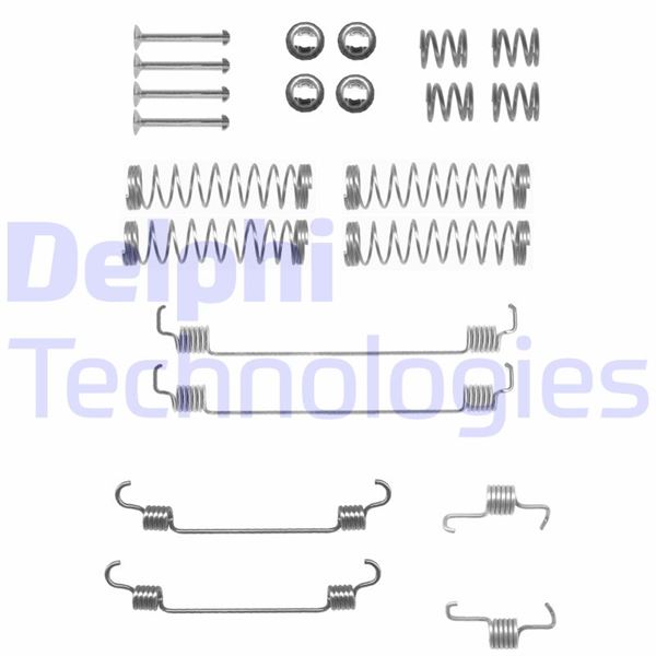 DELPHI LY1331 Fren Pabuç Montaj Takimi Arka Citroen C2. C2 Enterprise. C3. C3 Pluriel / Peugeot 1007 04/02>