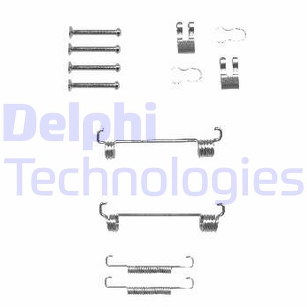 DELPHI LY1344 Fren Pabuç Montaj Takimi Arka Citroen Jumper. Relay / Fiat Ducato / Peugeot Boxer 01/00>