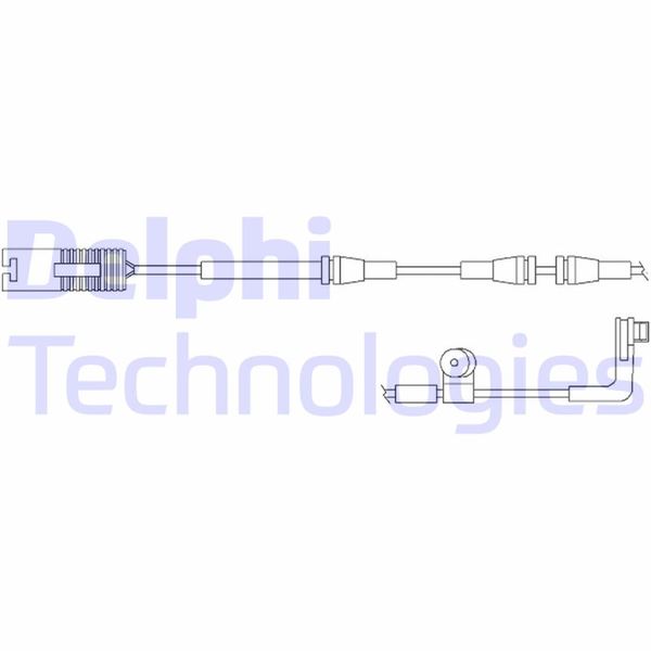 DELPHI LZ0172 Balata Fisi Arka Bmw E65 E66