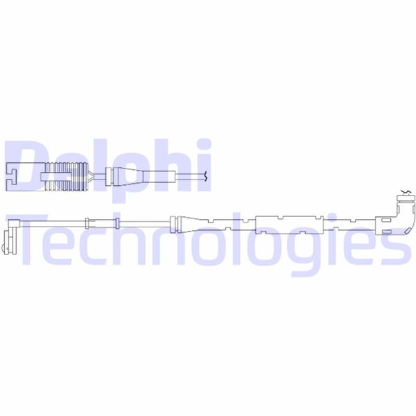 DELPHI LZ0195 Ön Balata Fişi İkaz Kablosu Landrover Rangerover Iii 09-12