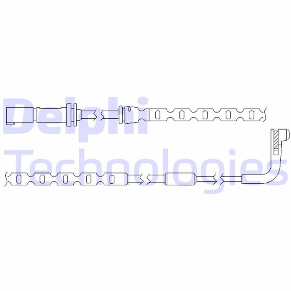 DELPHI LZ0208 Balata Fisi Arka Bmw E70 E71 E72