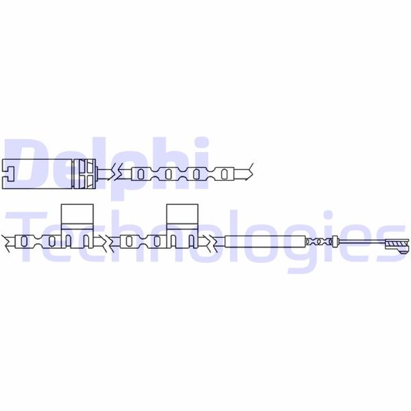 DELPHI LZ0242 Balata Fisi Arka Mini R55 R56 R57 R58 R59