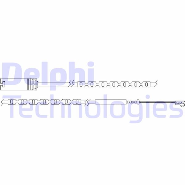 DELPHI LZ0244 Balata Fisi Arka Mini R60 R61