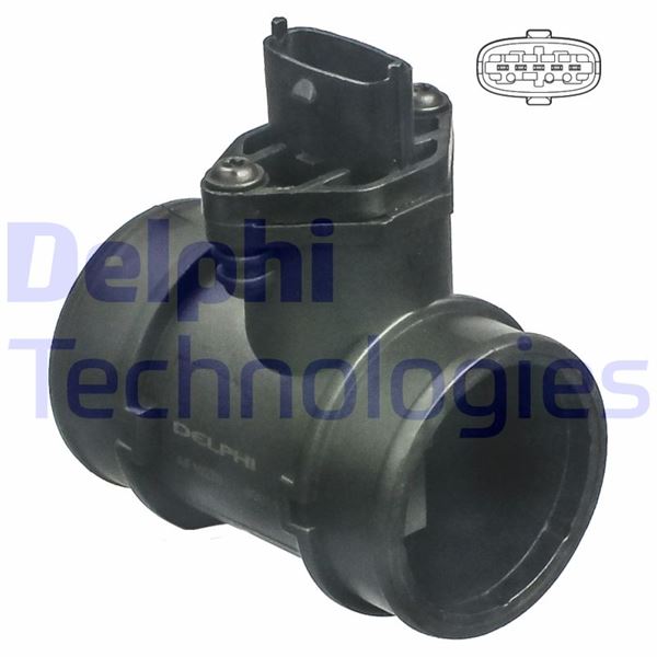 DELPHI AF10270-12B1 Hava Debimetresi Akiş Metre Astra G 98> Corsa C 00> Agila A 00> 1.0 12v Z10xe-Xep 1.2 16v Z12xe