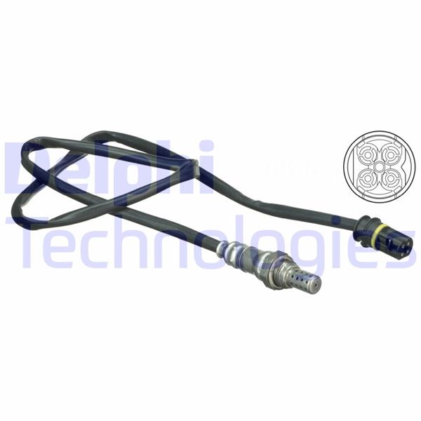 BCH 0258006353 Oksijen Sensörü Kat. Önü Sol 580 Mm         4 Fisli 210-211