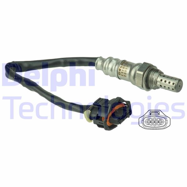 DELPHI ES20526-12B1 Oksijen Sensörü Astra J-Insignia A-Mokka-Meriva B-Adam-Corsa D-E-Aveo- Cruze-Zafira C 1.2-1.4-1.6 A12-B12xer-Xel-A14-B14xel-Xer-Net-Neh-A16-B16xer-A18-B18xer
