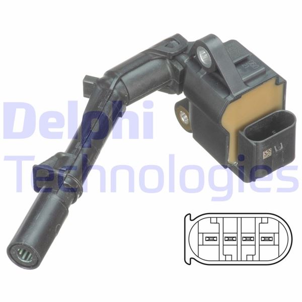DELPHI GN10690-12B1 Atesleme Bobini Mercedes M133 M270 M274 W176 W205 C117 W212 W213 R172