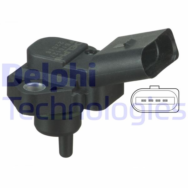 DELPHI PS10127 Map Sensörü - Audi A2. A3. A4. A6. Tt/ Seat Alhambra. Arosa. Cordoba. Ibiza. Leon. Toledo/Skoda Fabi