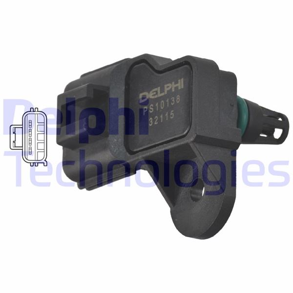 DELPHI PS10138 Emme Manifold Basinç Map Sensörü Boxer 3-Jumper 3-2.2 Hdi Transit V347 2.2tdci-2.4tdci 06>14