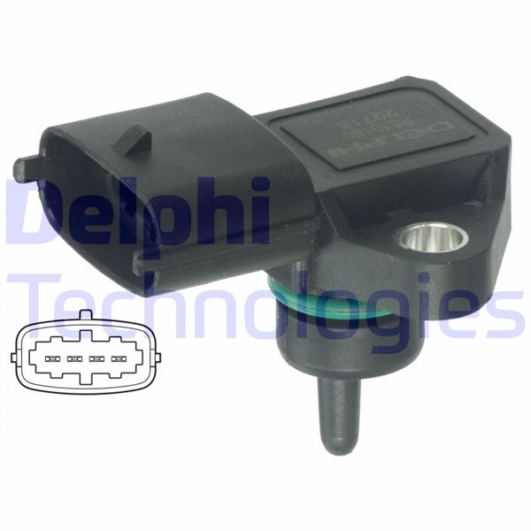 DELPHI PS10150 Map Sensörü - Hyundai Accent. Coupe. Elantra. Getz. Matrix. Sonata. Tiburon. Trajet / Kia Cerato. Ri
