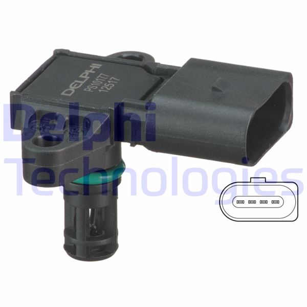ZMPS1082 Map Sensoru Volkswagen Polo (9n_) 1.2 2001-2012/ Audi A4 (8e2) 2.0 Tfsi 2000-2004 / Seat Ibiza (6l1) 1.2 2007-2008/ Skoda Fabia (6y2) 1.4 1999-2003 / Octavia (1u2) 1.4 1999-2003