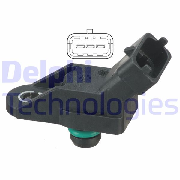 DELPHI PS10179 Map Sensörü Opel Astra G-Omega B-Vectra B-Zafira A 2.0 Dth-Dtl 06/97>06/05