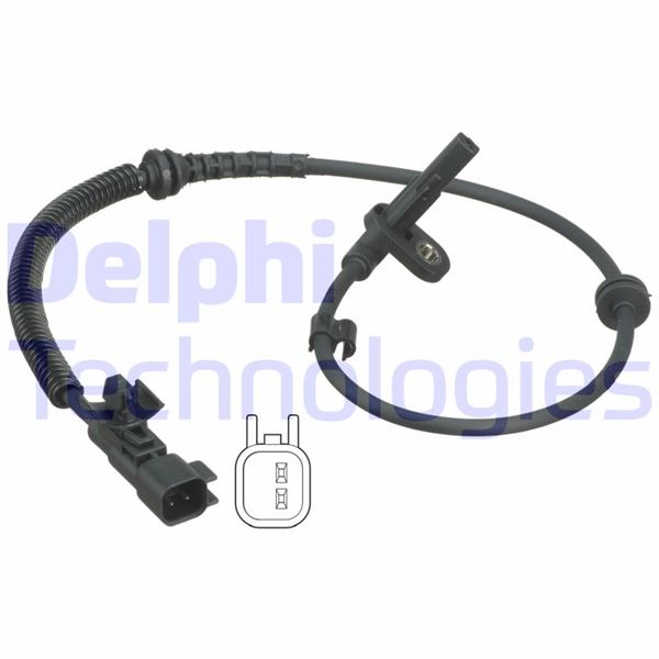 DEL-SS20362 Abs Hiz Sensoru Arka Sag (Chevrolet  Aveo 11-)