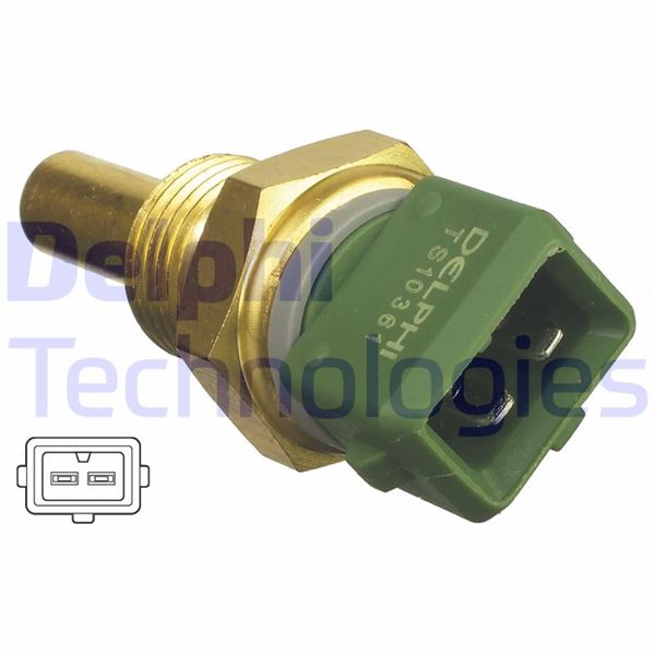 DELPHI TS10361 Hararet Müşürü P106-P306-P405-P406-P605-P806-Partner-Boxer-Expert-Berlingo-Ax-Jumper- Jumpy-Saxo-Xsara 1.9d
