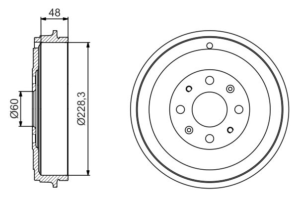 BOSCH 0986477208 Pabuç Balata Ve Fren Kampanasi Fiat; Opel; Vauxhall Adam 1.0; Adam 1.2; Adam 1.4; Adam 1.4 Lpg; Adam
