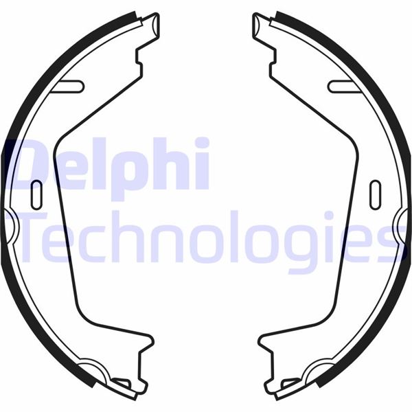 DELPHI LS2144 Arka El Fren Balatasi Volvo Xc60 I Suv 05>17-Volvo Xc90 I 06>15